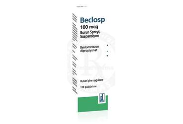 BECLOSP 100 MCG BURUN SPREYI, S�SPANSIYON (120 DOZ)